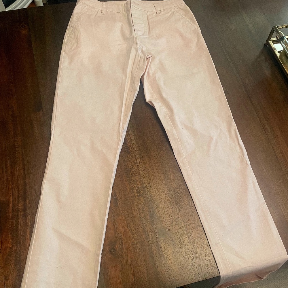 ASOS - light pink skinny dress pants with buttons